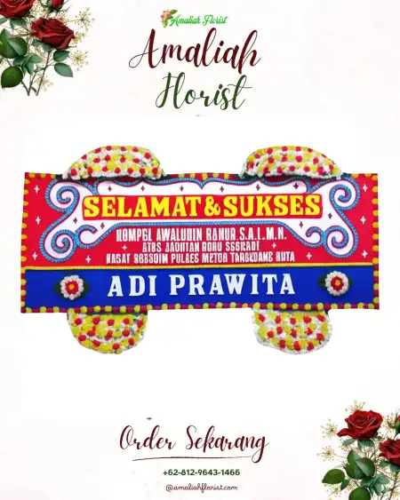 Papan Bunga Ucapan Selamat Cipurut